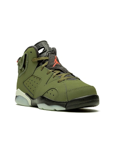 Shop Jordan X Travis Scott Air  6 "cactus Jack" Sneakers In Green