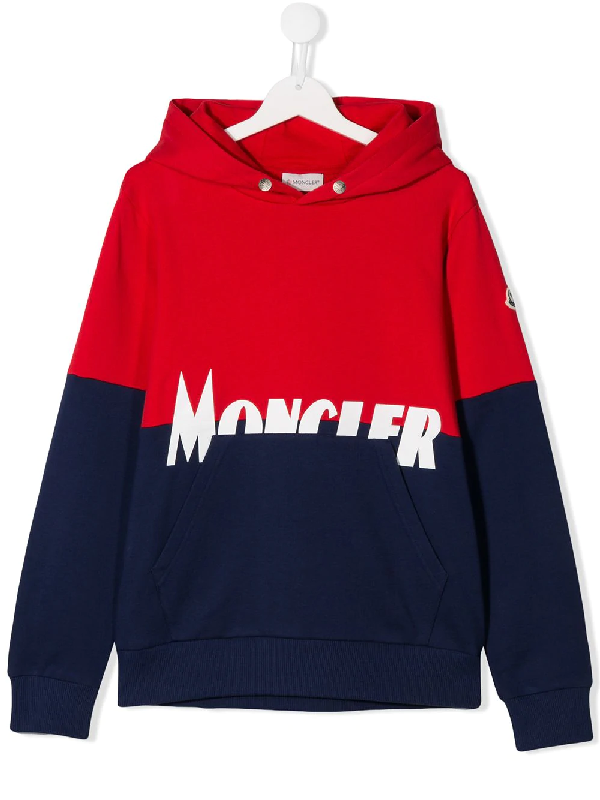 moncler red hoodie