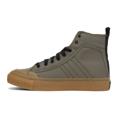 Shop Diesel Green S-astico Sneakers In T7434 Army