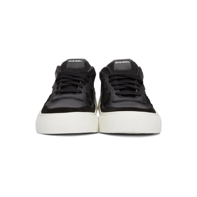 Shop Diesel Black S-dese Low Sneakers In H7812 Navy