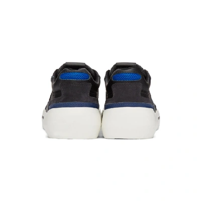 Shop Diesel Black S-dese Low Sneakers In H7812 Navy