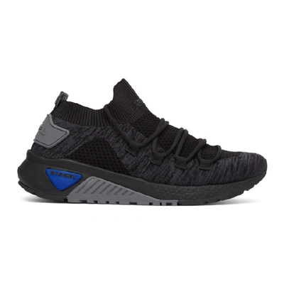 Shop Diesel Black S-kb Athl Sneakers In H7794 Black