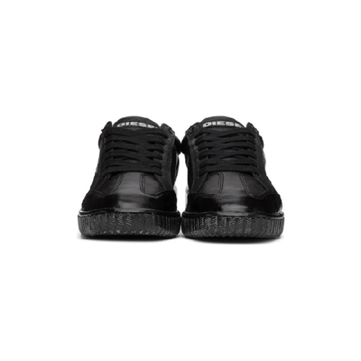 Shop Diesel Black S-millenium Lwt Sneakers In H2192 Blkwh