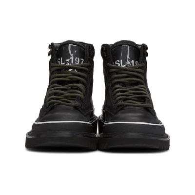 Shop Diesel Black H-shiroki Dmbb Sneakers In T8013 Black