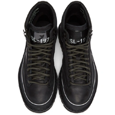 Shop Diesel Black H-shiroki Dmbb Sneakers In T8013 Black