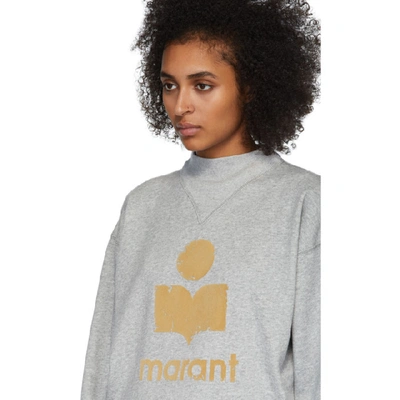 Shop Isabel Marant Étoile Grey Moby Inactif Sweatshirt In 02gy Grey