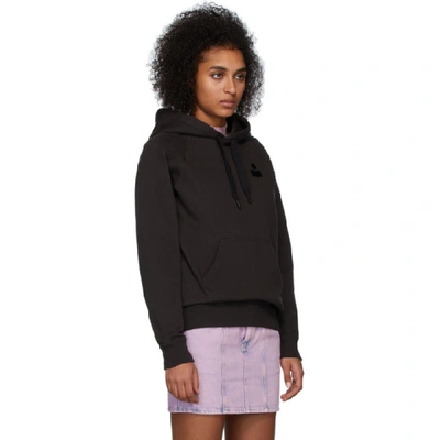 Shop Isabel Marant Étoile Isabel Marant Etoile Black Malibu Hoodie In 01 Black