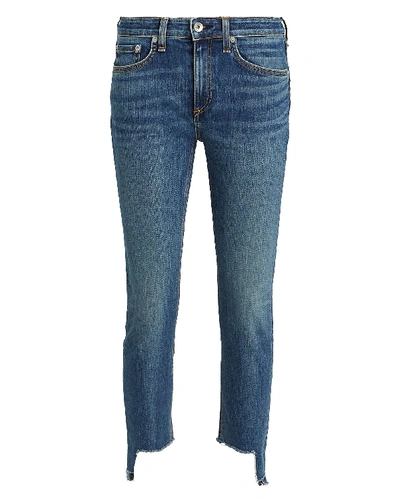 Shop Rag & Bone Cate Skinny Step Hem Jeans In Denim