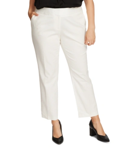 Shop Vince Camuto Plus Size Slim-leg Pants In New Ivory