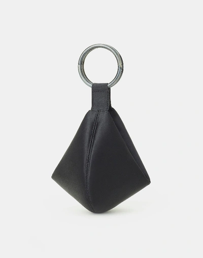 Shop Lafayette 148 Satin Small Fortune Bag In Black