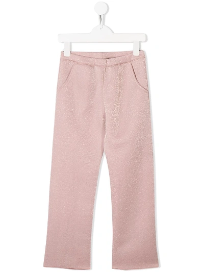 Shop Douuod Straight Leg Trousers In Pink
