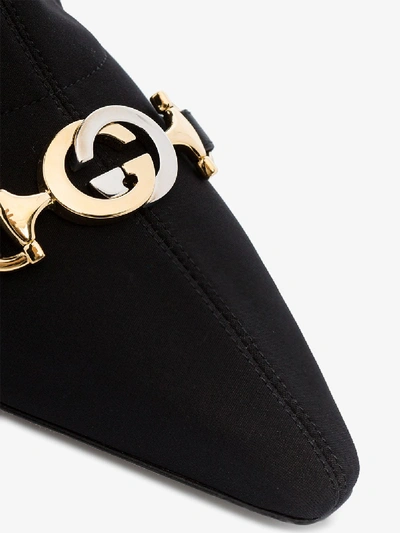 Shop Gucci Black Zumi 45 Suede Ankle Boots