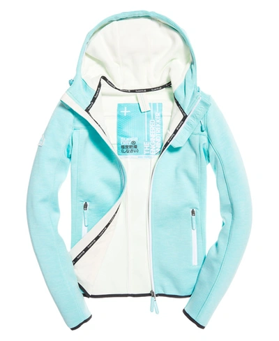 Shop Superdry Prism Hooded Sd- Windtrekker Jacket In Light Blue