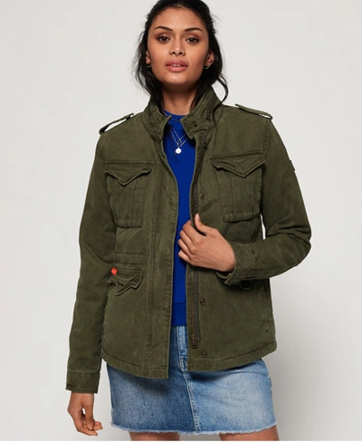 Superdry Classic Winter Rookie Military Jacket In Khaki | ModeSens