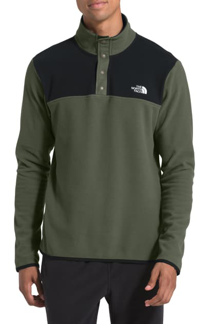 The North Face Tka Glacier Snap-neck Pullover In Green | ModeSens