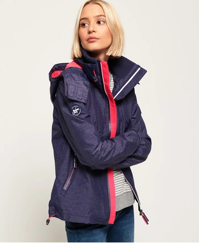 Superdry Technical Hooded Cliff Hiker Jacket In Blue | ModeSens