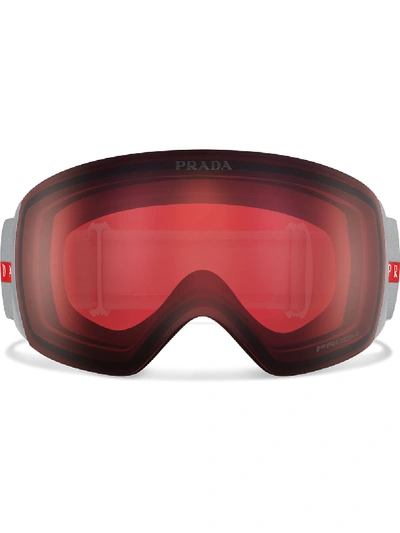 falta Tibio esquina Prada Linea Rossa For Oakley Snow Goggles In Grey ,red | ModeSens