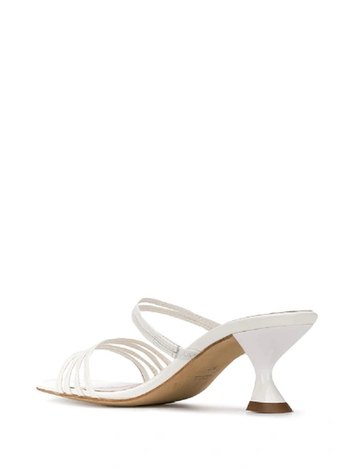 Shop Kalda Simon Mini Leather Sandals In White