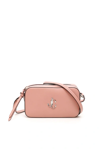 Shop Jimmy Choo Hale Mini Camera Bag In Blush (pink)