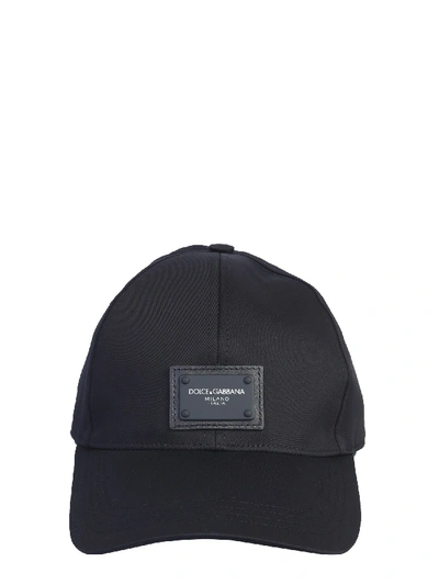 Shop Dolce & Gabbana Baseball Hat In Black