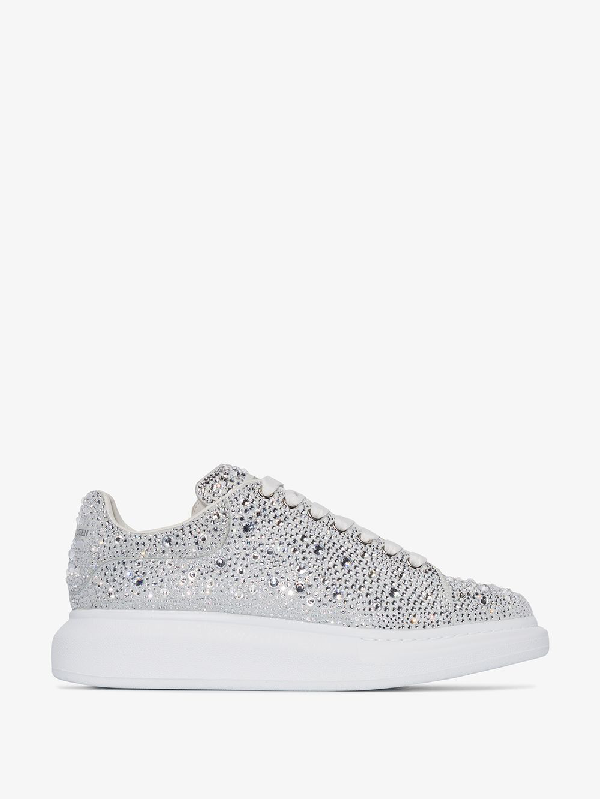 alexander mcqueen oversized heart patch sneakers
