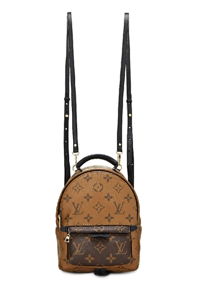 Pre-owned Louis Vuitton Limited Edition Reverse Monogram Canvas Palm Spring Mini  Backpack, ModeSens