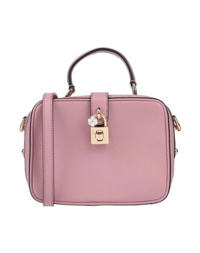 Shop Dolce & Gabbana Woman Handbag Pink Size - Calfskin