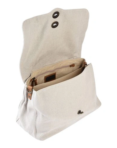 Shop Zanellato Cross-body Bags In Light Grey