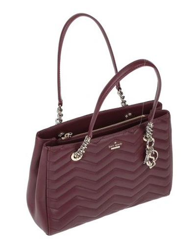 Shop Kate Spade Handbags In Deep Purple