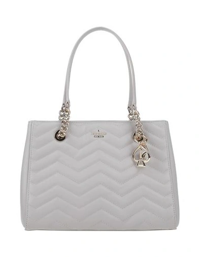 Shop Kate Spade Handbag In Light Grey