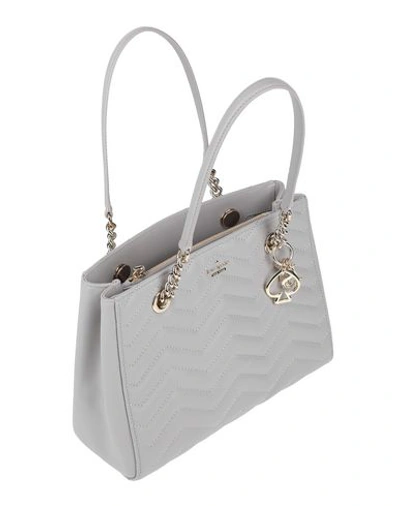 Shop Kate Spade Handbag In Light Grey