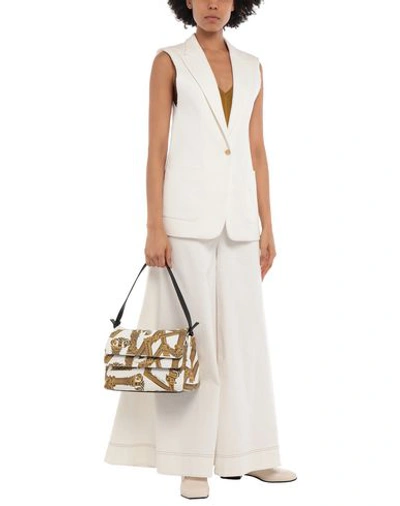 Shop Versace Jeans Handbag In White