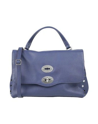 Shop Zanellato Handbag In Purple