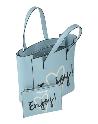 Shop Tosca Blu Woman Handbag Sky Blue Size - Polyurethane