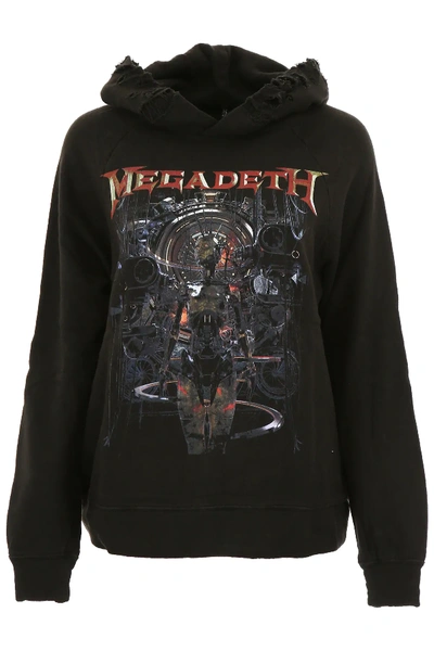 Shop R13 Megadeth Hoodie In Grey