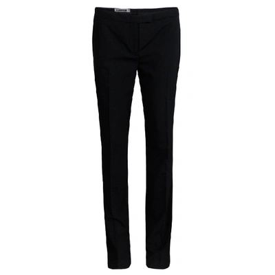 Pre-owned Jil Sander Black Wool Slim Fit Tailored Trousers M