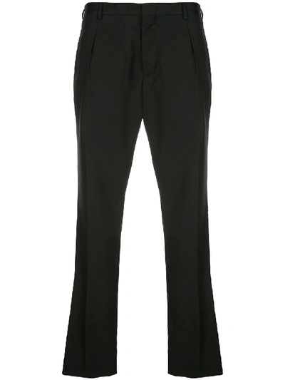 Shop Delada Straight-leg Trousers In Black