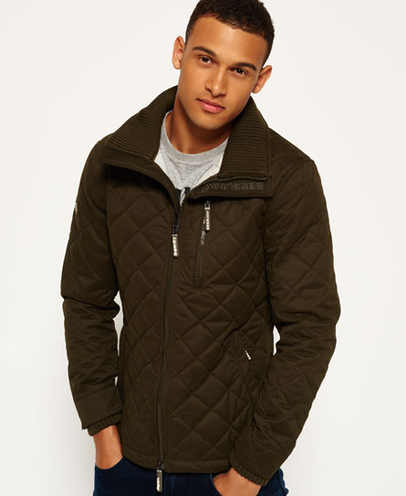 superdry green puffer jacket