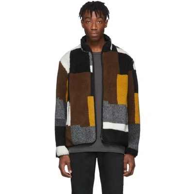 Shop John Elliott Reversible Black Nashville Jacket In Multi