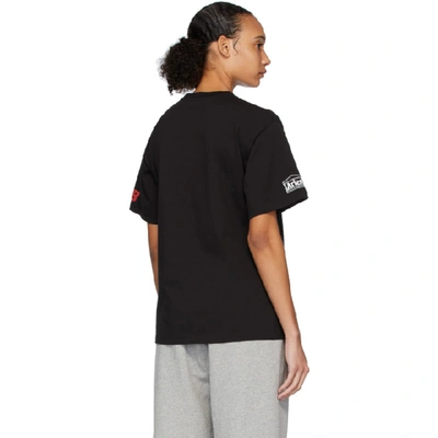 Shop Aries Black New Balance Edition Unbalanced T-shirt