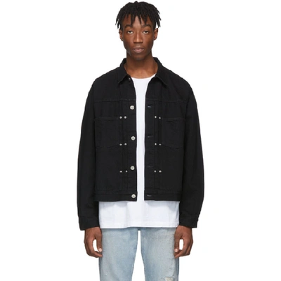 Shop John Elliott Black Thumper Type Ii Jacket In Walker Ranc