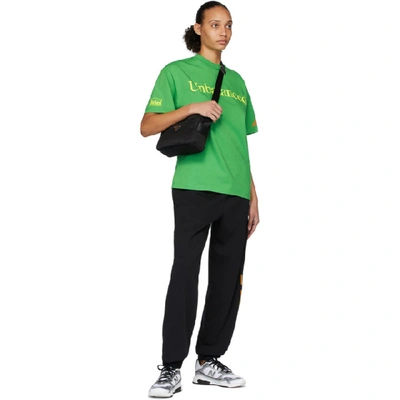 Shop Aries Green New Balance Edition 'unbalanced' T-shirt