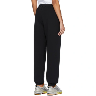 Shop Aries Black New Balance Edition Logo Lounge Pants