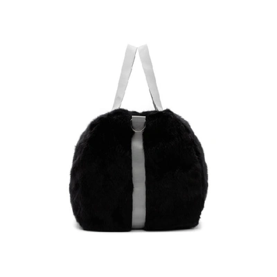 Shop Landlord Black Large Faux-fur Duffle Bag