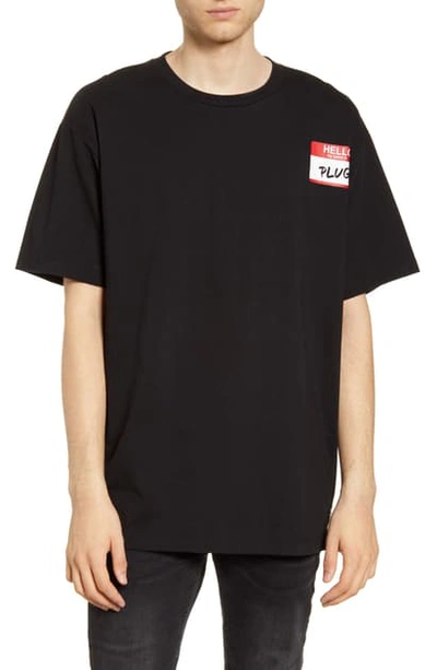 Shop Wesc Mason Plug T-shirt In Black