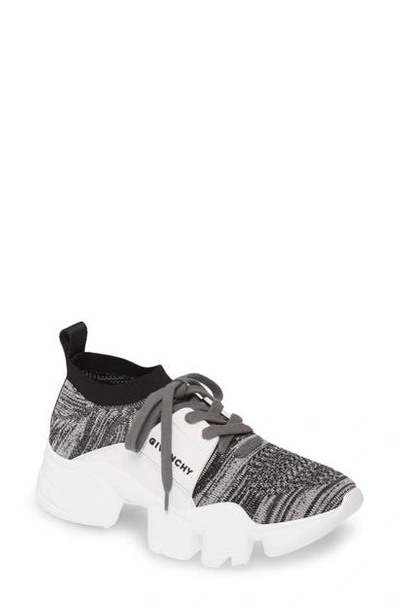 Shop Givenchy Jaw Sock Sneaker In Black/ White