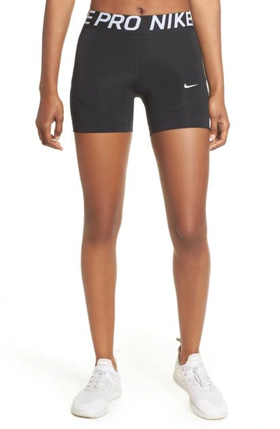 Shop Nike Pro Performance Shorts In Black/ White