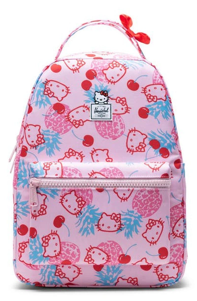 Shop Herschel Supply Co Nova Mid Volume Backpack In Pineapple Cherry