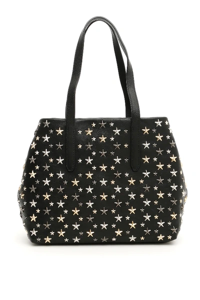 Shop Jimmy Choo Shopping Bag With Stars Sofia M In Black