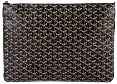 Pre-owned Goyard Senat Pouch Ine Gm Black